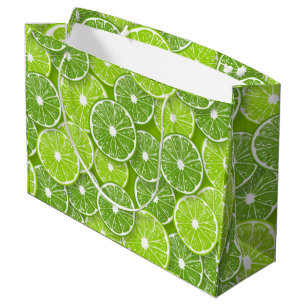 Lime pop large gift bag
