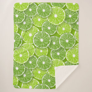 Lime pop sherpa blanket