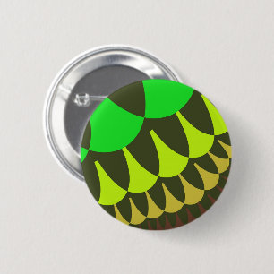Lime Scales 2 Inch Round Button