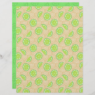 Lime Scrapbook Paper