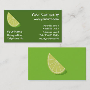 Lime Slice Business Card