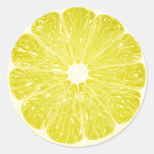 Lime Slice Classic Round Sticker (Front)