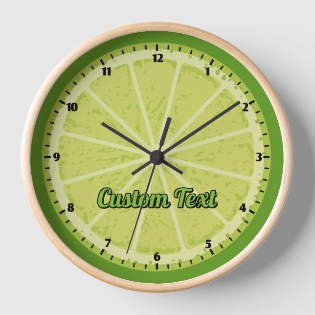 Lime Slice Clock (Front)