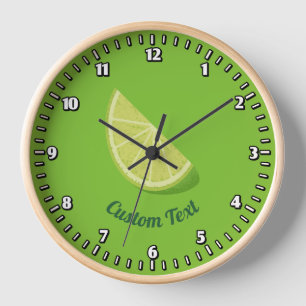 Lime Slice Clock