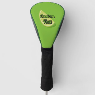 Lime Slice Golf Head Cover