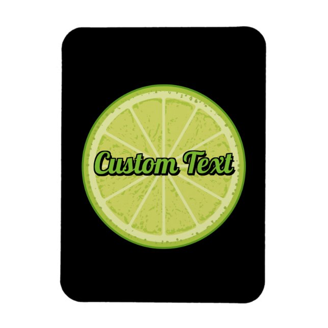 Lime Slice Magnet (Vertical)