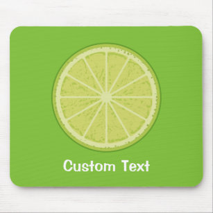Lime Slice Mouse Pad