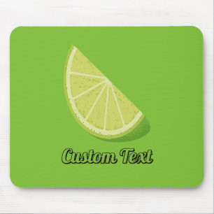Lime Slice Mouse Pad