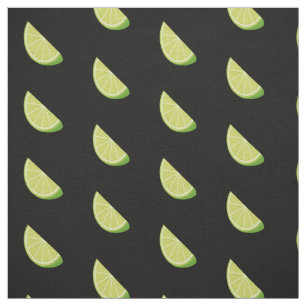 Lime Slice Pattern Fabric