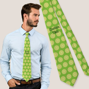 Lime Slice Tie