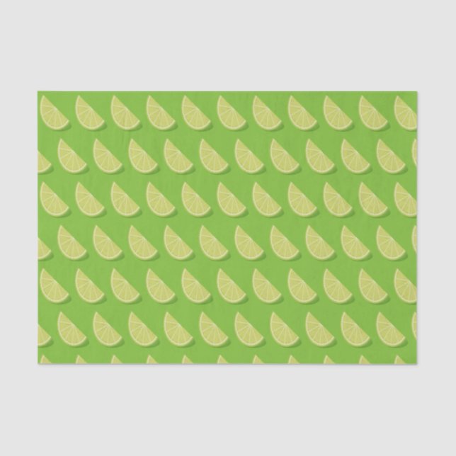 Lime Slice Tissue Paper (Front)