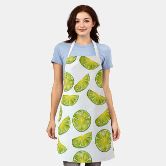 Lime Slices Apron