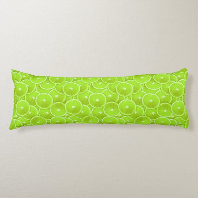 Lime slices body pillow (Front)