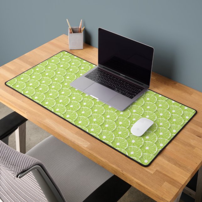 Lime slices desk mat (Office 2)