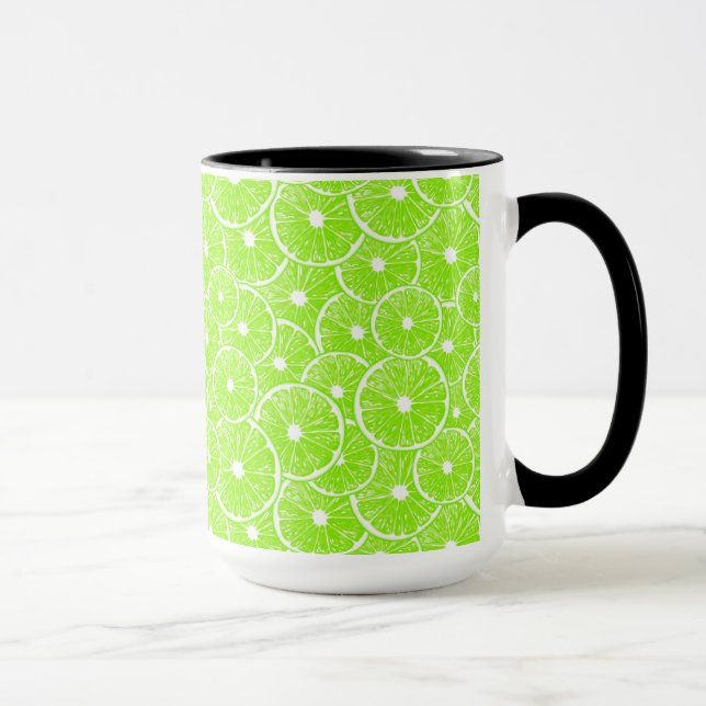 Lime slices pattern mug (Right)