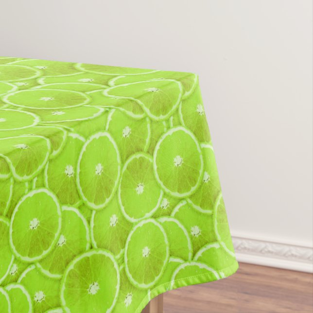 Lime slices tablecloth (In Situ)