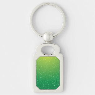 Lime Soda with Tiny Bubbles Background Art Keychain