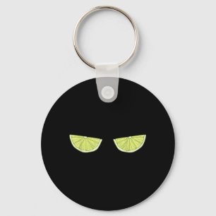 Lime Sour Juice Half Cute Fruit Eater Lemon Lover Keychain