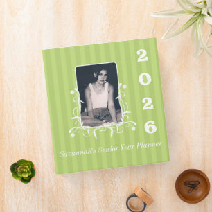 Lime Striped Senior Year Memory Your Senior Photo Binder