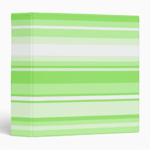 Lime stripes binder