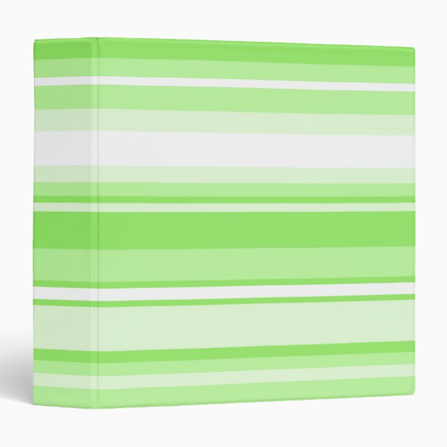 Lime stripes binder (Front/Spine)
