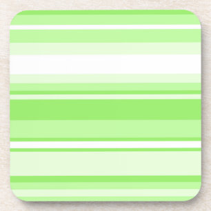 Lime stripes coaster