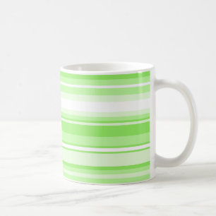 Lime stripes coffee mug
