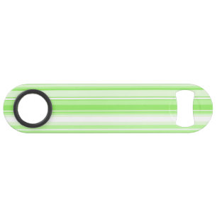 Lime stripes speed bottle opener