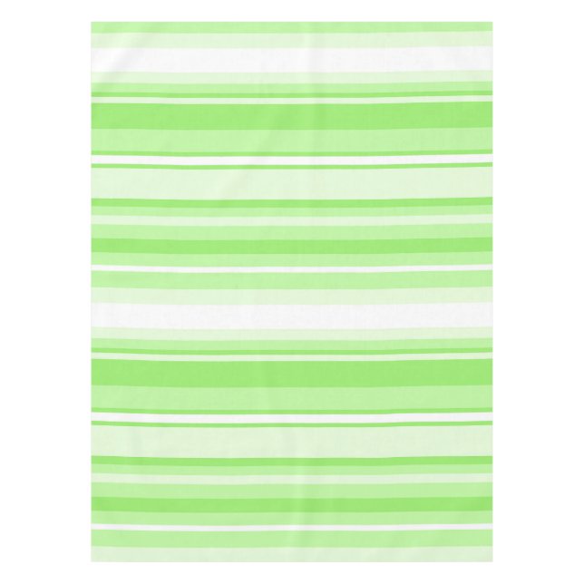 Lime stripes tablecloth (Front)