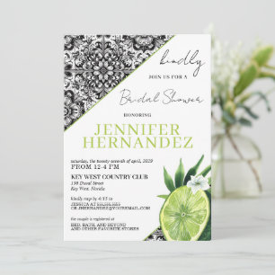 Lime Tile Bridal Shower Invitation