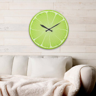Lime Time Party Fun Clock