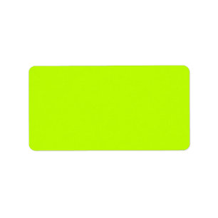 Lime Upscale Colour Design Label