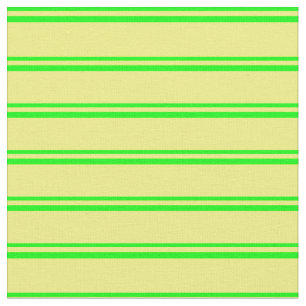 Lime & Yellow Coloured Stripes Fabric