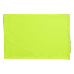 Lime yellow  (solid color)  pillowcase
