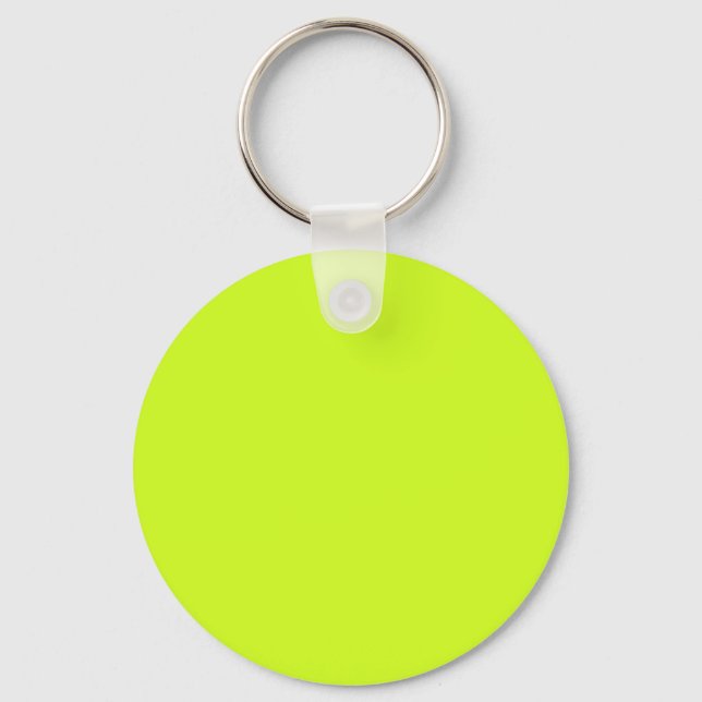  Lime yellow  (solid colour)  Keychain (Front)