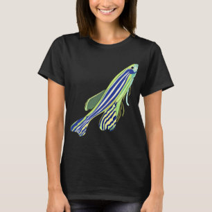 Lime Zebrafish Zebra Fish T-Shirt