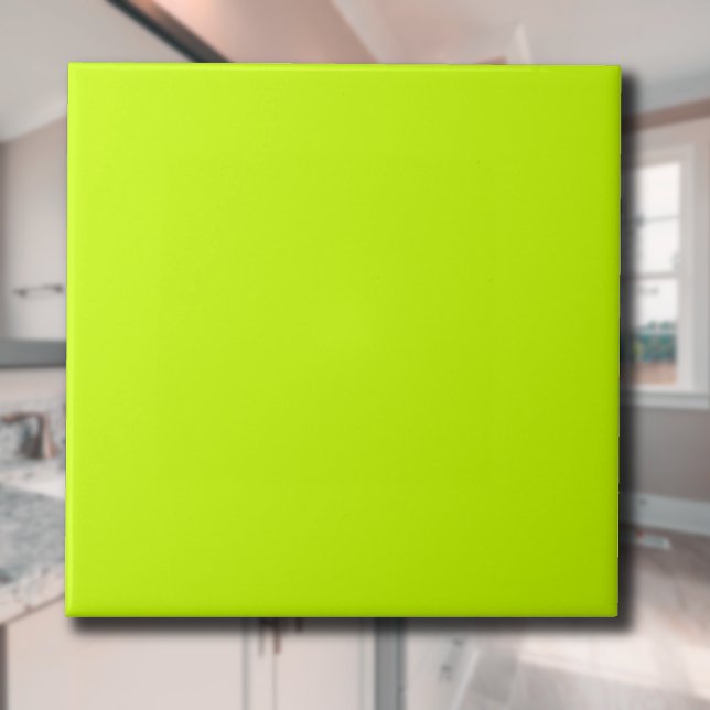 Lime Zest Solid Colour | Classic | Elegant Tile (Creator Uploaded)