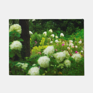Limelight Hydrangeas in My Rubio Garden Doormat
