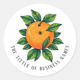 Limencello Black & White Modern Text Classic Round Sticker