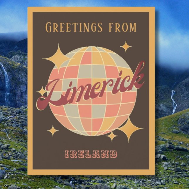 Limerick City Ireland Retro Vintage Postcard (Creator Uploaded)