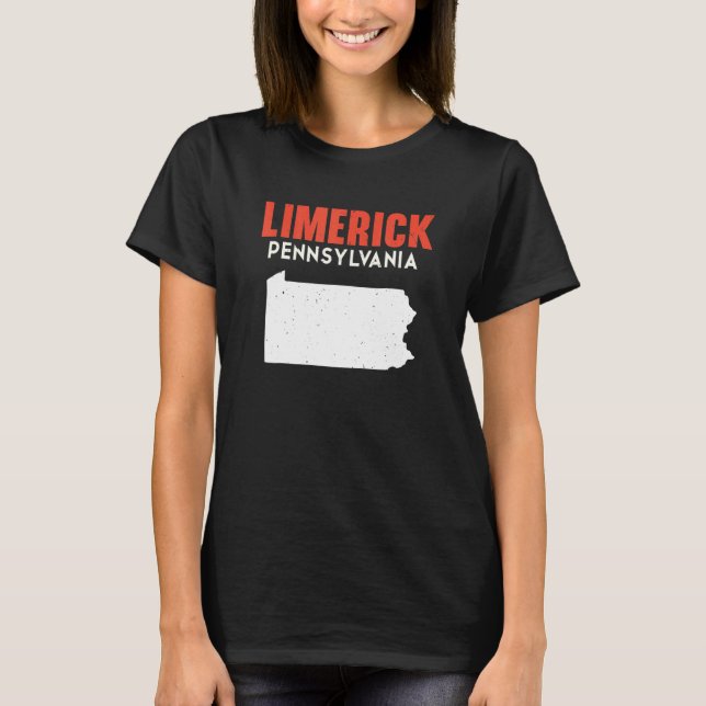 Limerick Pennsylvania USA State America Travel T-Shirt (Front)
