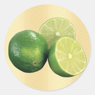 Limes Classic Round Sticker