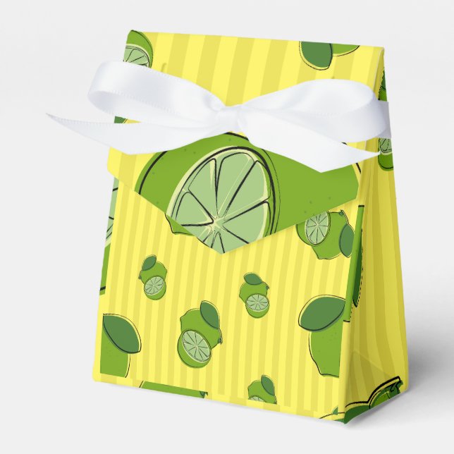 Limes Illustration Favor Box (Front Side)