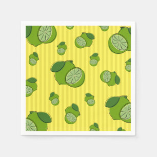 Limes Illustration Napkin