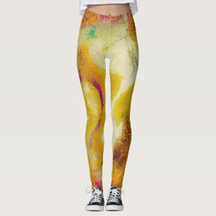 Limestone in Mustard Leggings