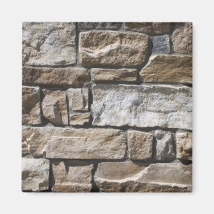 Limestone Rock Wall Magnet