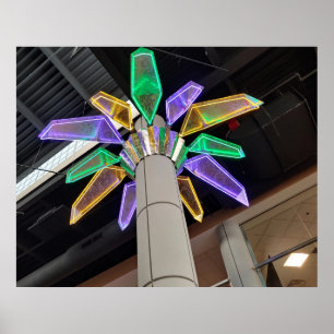 Liminal Space of Neon Dream Palms Ken Gage Photo Poster