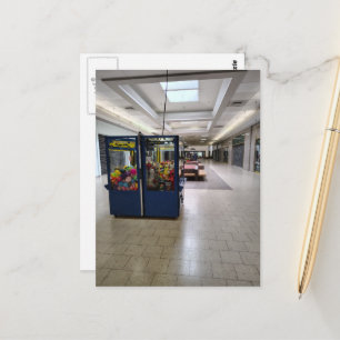 Liminal Space Sad Abandoned Mall Games Postcard