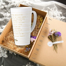 Liminalité Grande Mug en latte par la poète Adiela