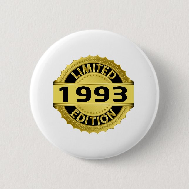 Limited 1993 Edition 2 Inch Round Button (Front)